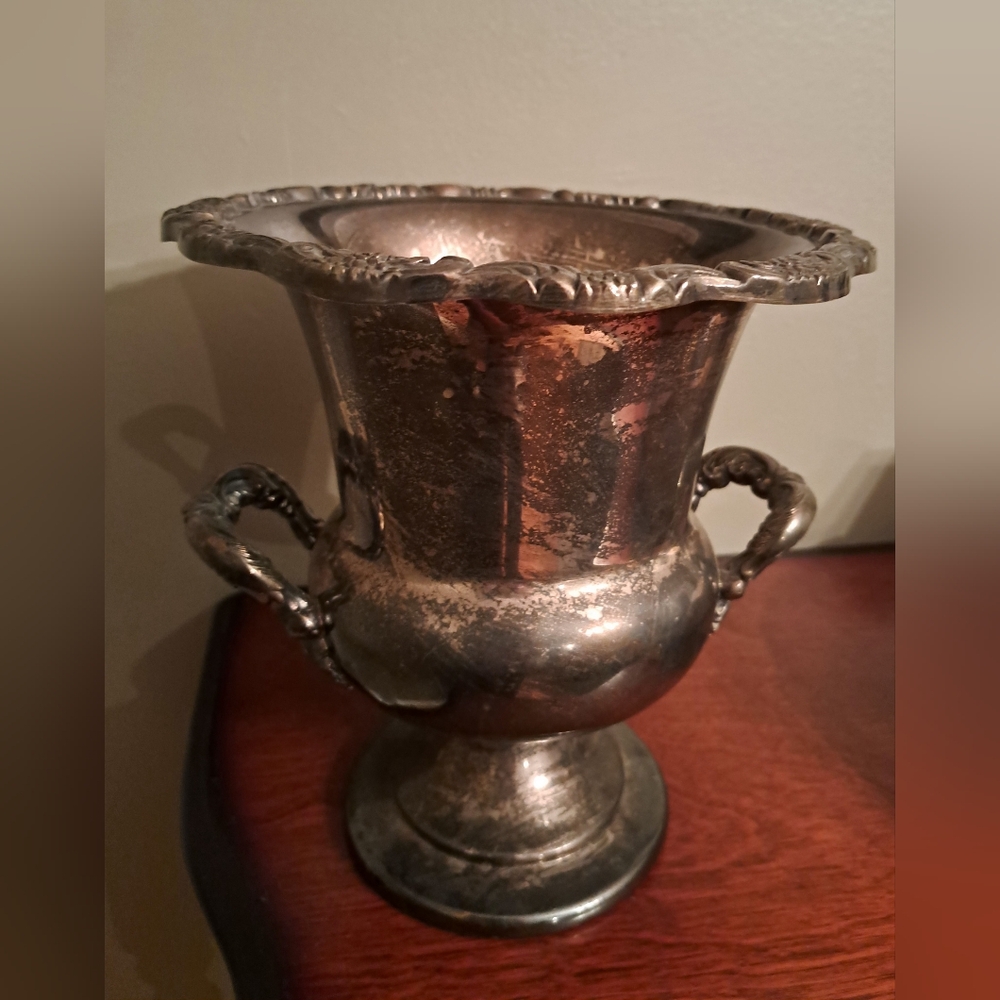 Towle Silver Decorative Vase with Ornate Handles